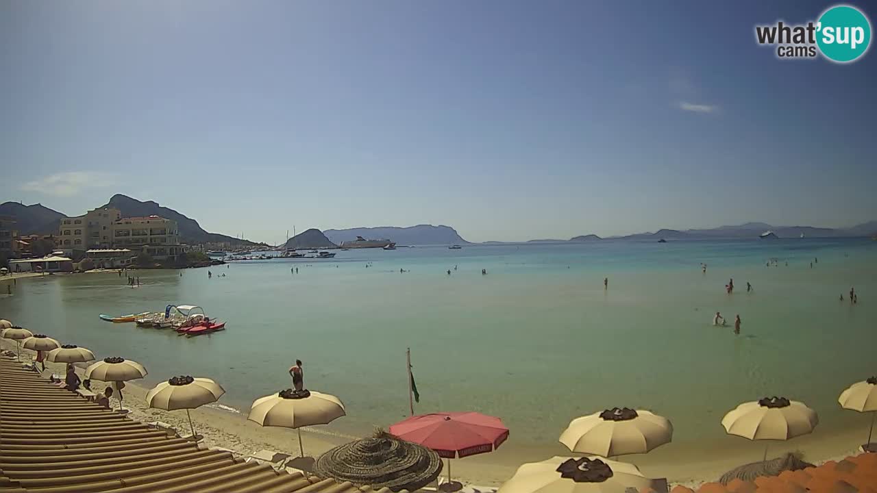 Web kamera Terza Spiaggia Golfo Aranci – Pogled uživo na plažu