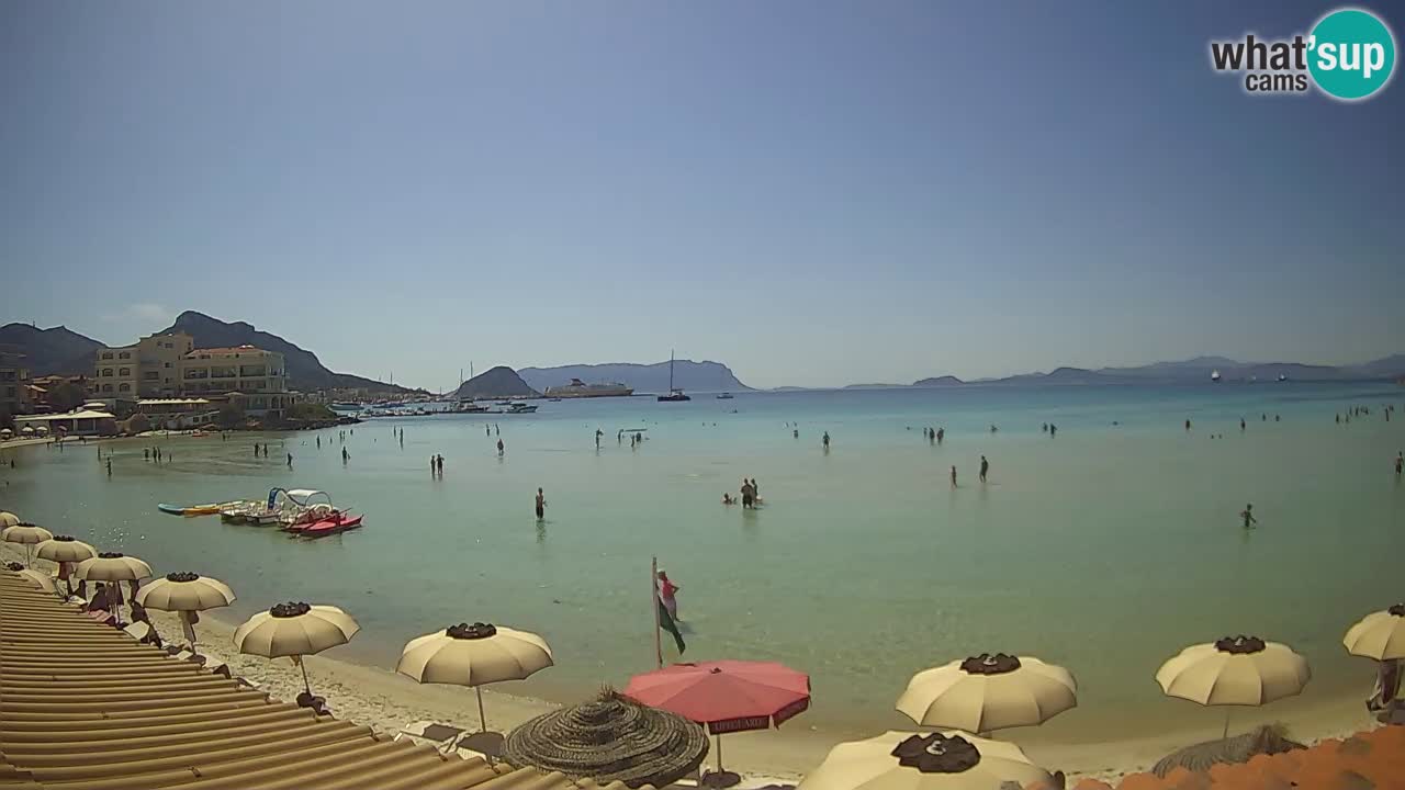 Webcam Terza Spiaggia Golfo Aranci – Liveblick auf den Strand