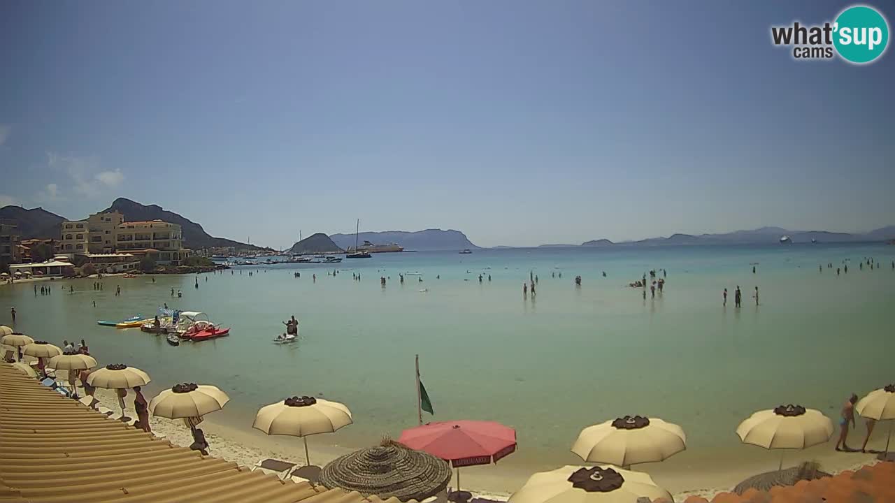 Webcam Terza Spiaggia Golfo Aranci – Liveblick auf den Strand