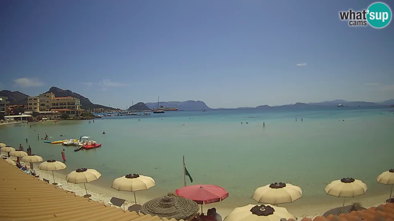 Webcam Terza Spiaggia Golfo Aranci – Liveblick auf den Strand