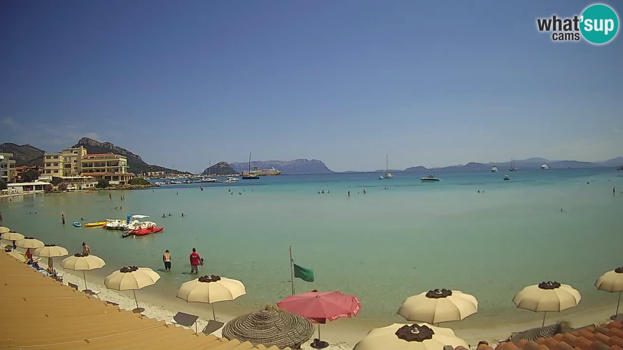 Webcam Terza Spiaggia Golfo Aranci – Liveblick auf den Strand