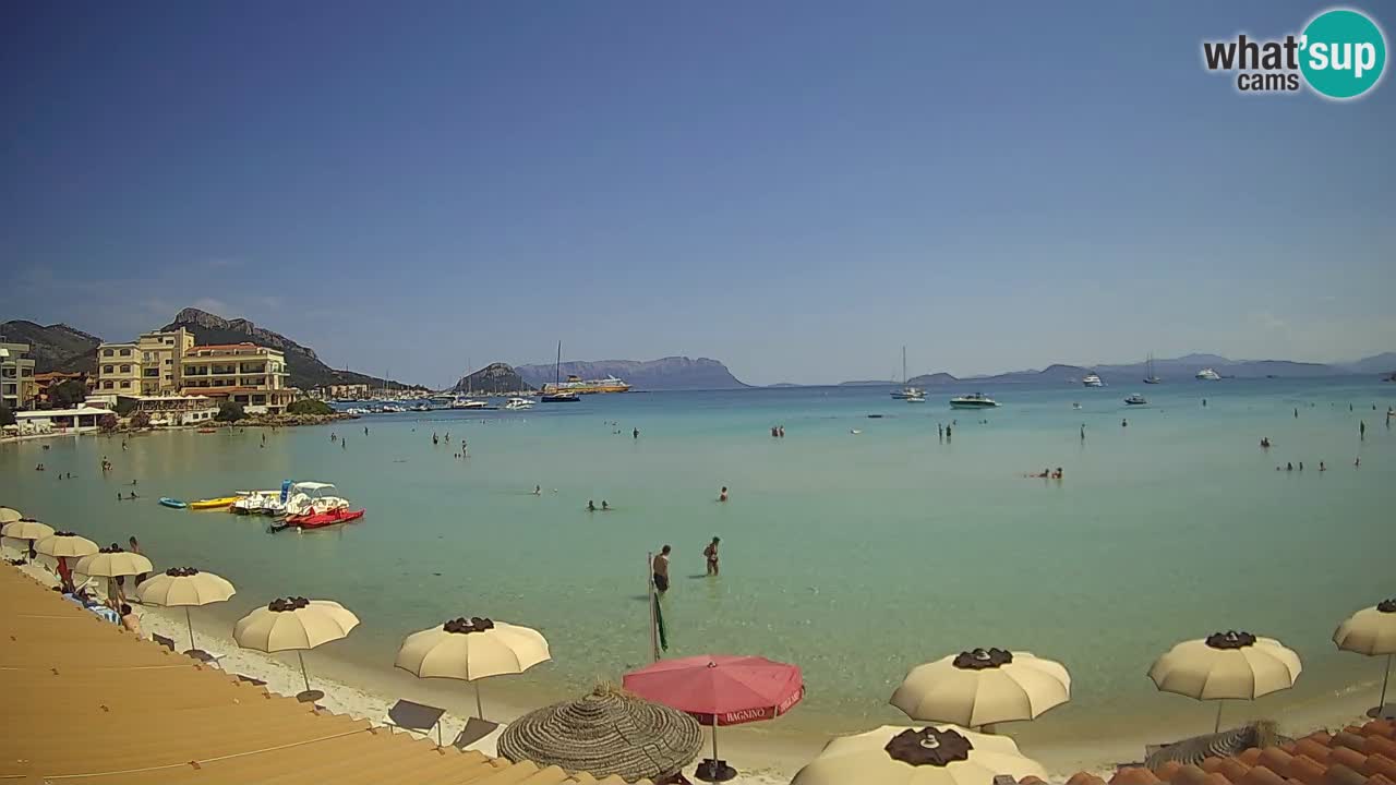 Webcam Terza Spiaggia Golfo Aranci – Liveblick auf den Strand