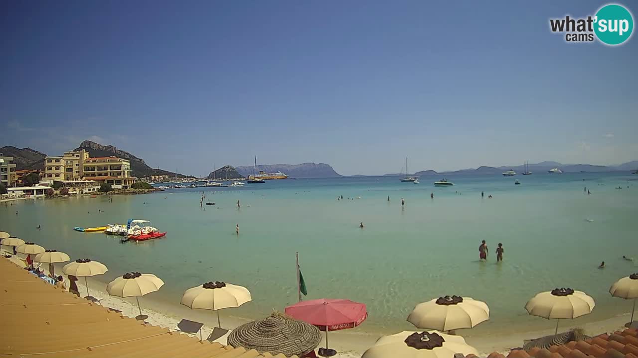 Webcam Terza Spiaggia Golfo Aranci – Liveblick auf den Strand