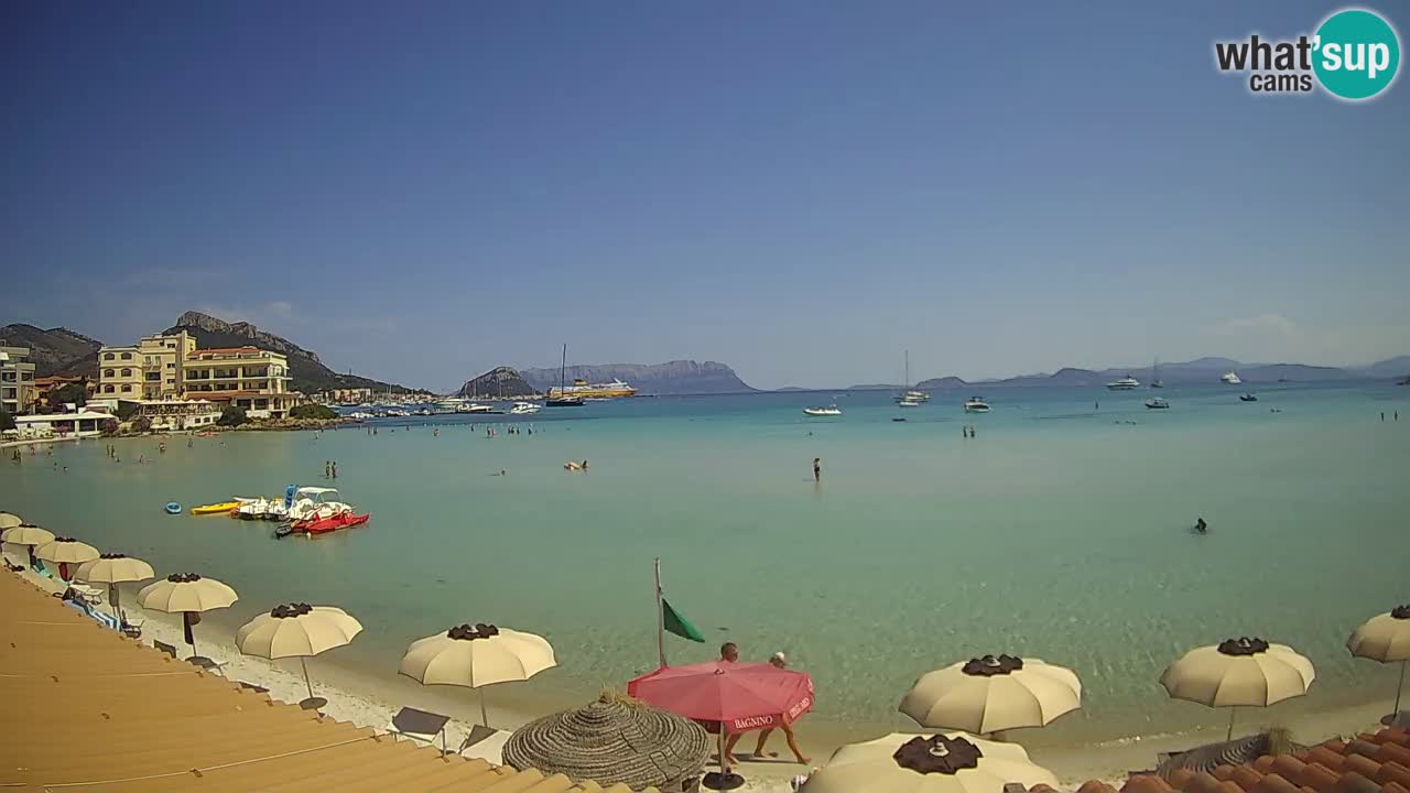 Webcam Terza Spiaggia Golfo Aranci – Liveblick auf den Strand