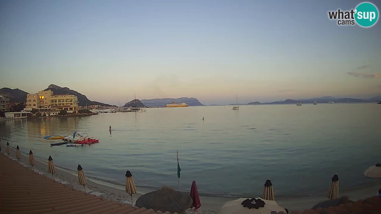 Webcam Terza Spiaggia Golfo Aranci – Liveblick auf den Strand