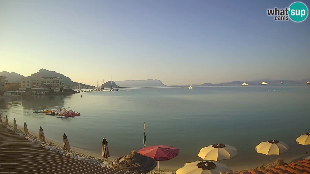 Web kamera Terza Spiaggia Golfo Aranci – Pogled uživo na plažu