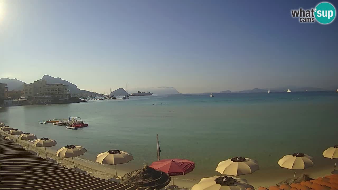 Webcam Terza Spiaggia Golfo Aranci – Vista en directo de la playa
