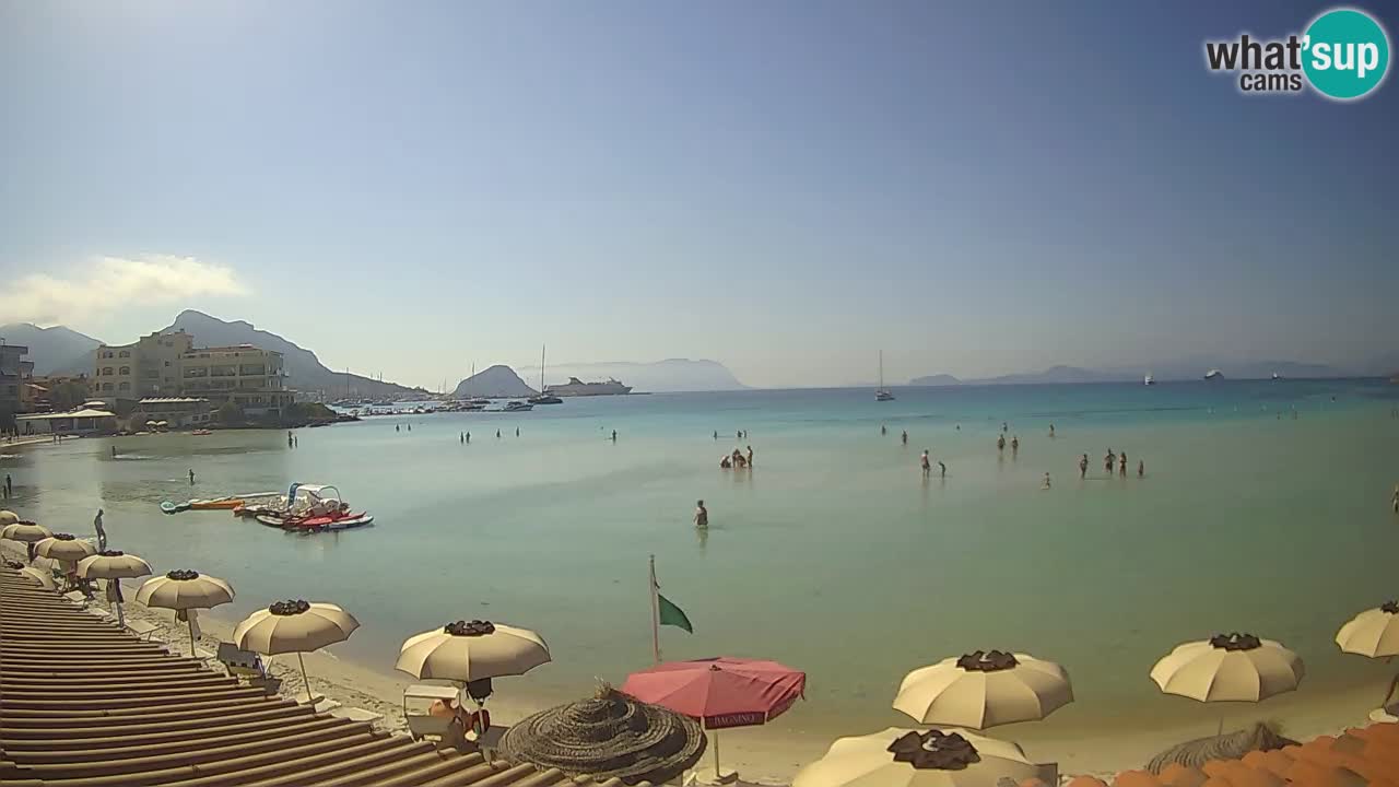 Webcam Terza Spiaggia Golfo Aranci – Vista en directo de la playa
