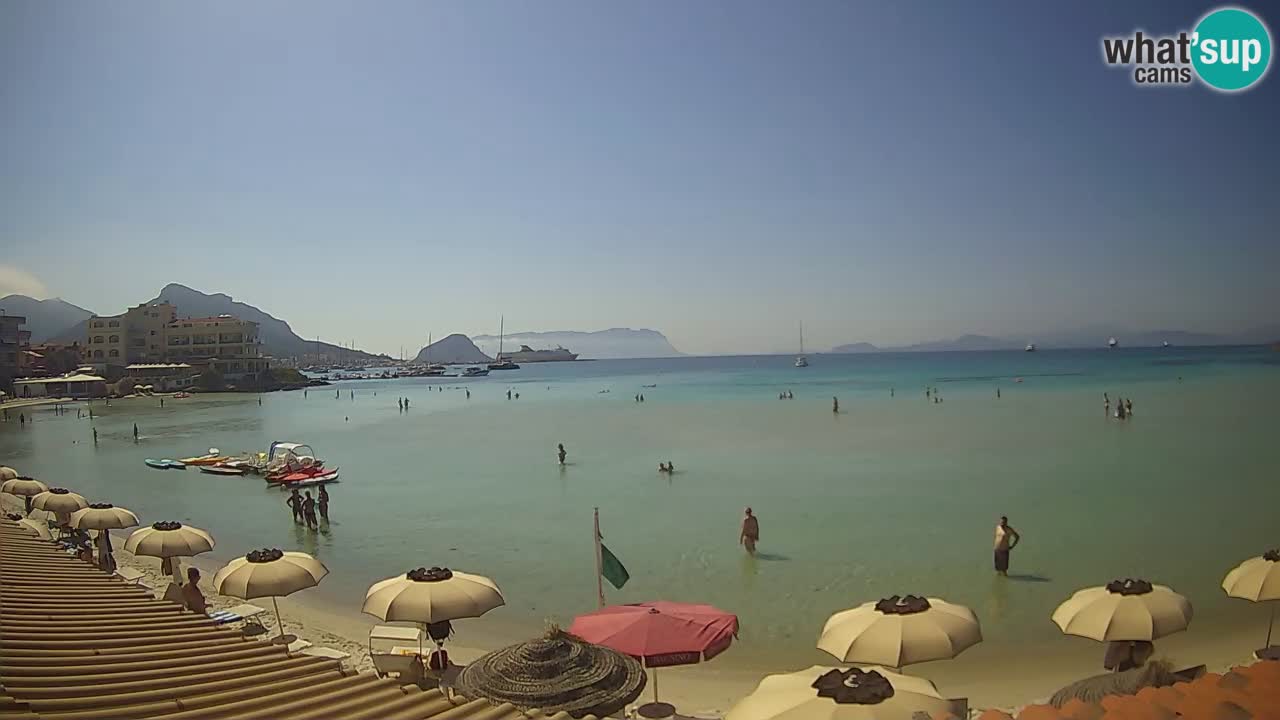 Webcam Terza Spiaggia Golfo Aranci – Vista en directo de la playa