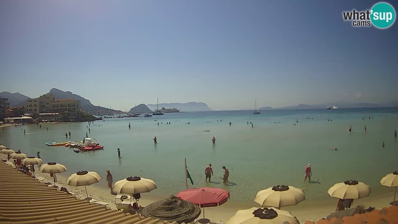 Webcam Terza Spiaggia Golfo Aranci – Vue en direct de la plage