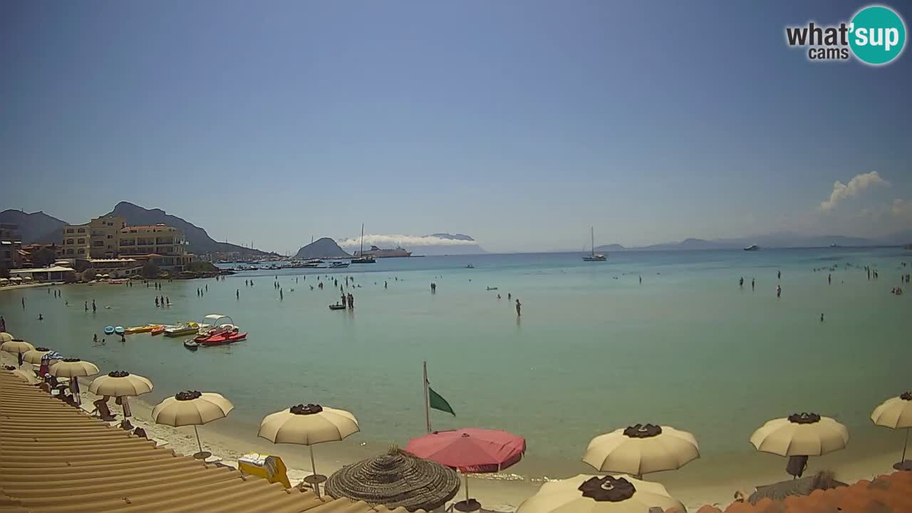 Webcam Terza Spiaggia Golfo Aranci – Vista mare in diretta