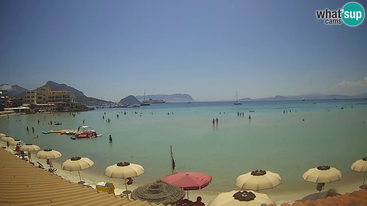 Webcam Terza Spiaggia Golfo Aranci – Vista en directo de la playa