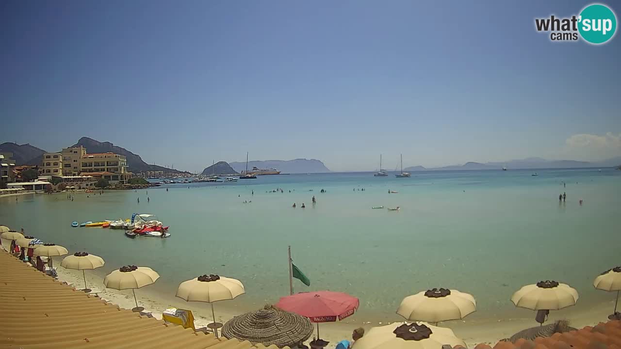 Webcam Terza Spiaggia Golfo Aranci – Vista en directo de la playa