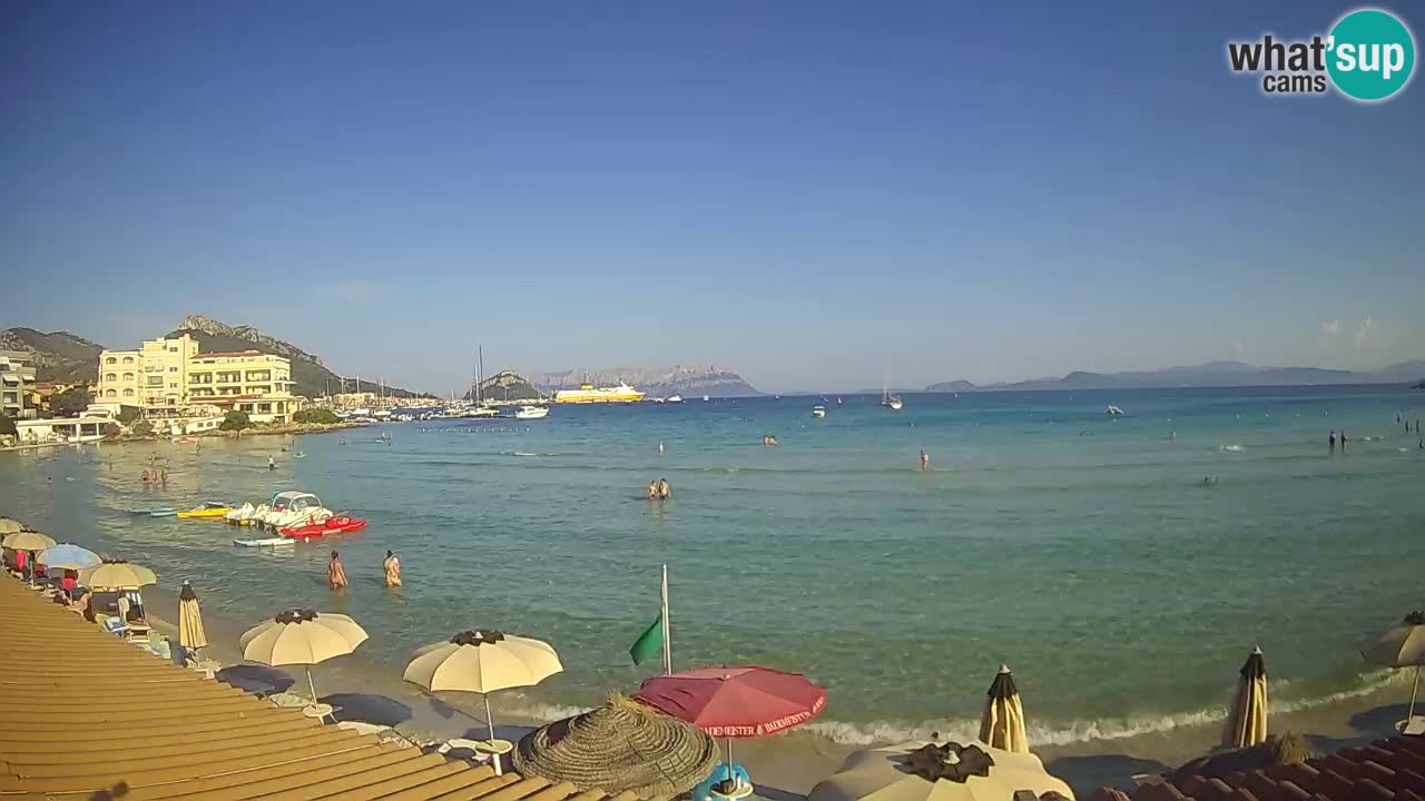 Webcam Terza Spiaggia Golfo Aranci – Liveblick auf den Strand