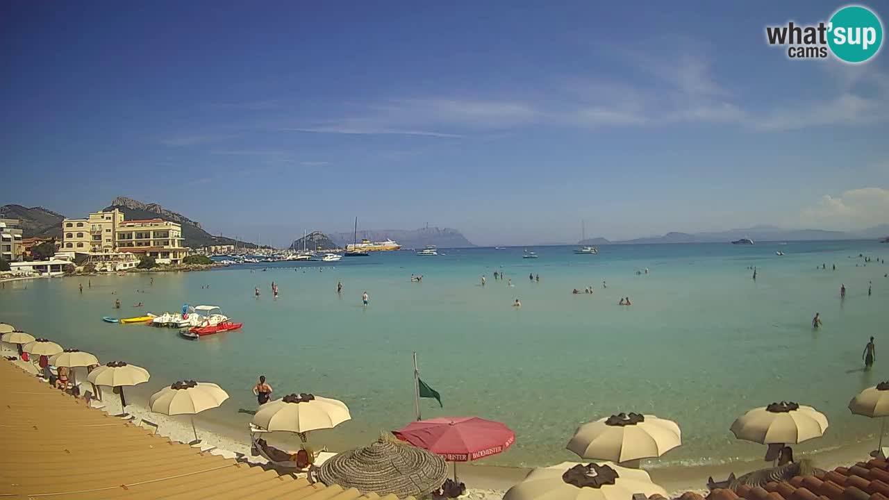 Webcam Terza Spiaggia Golfo Aranci – Vista en directo de la playa