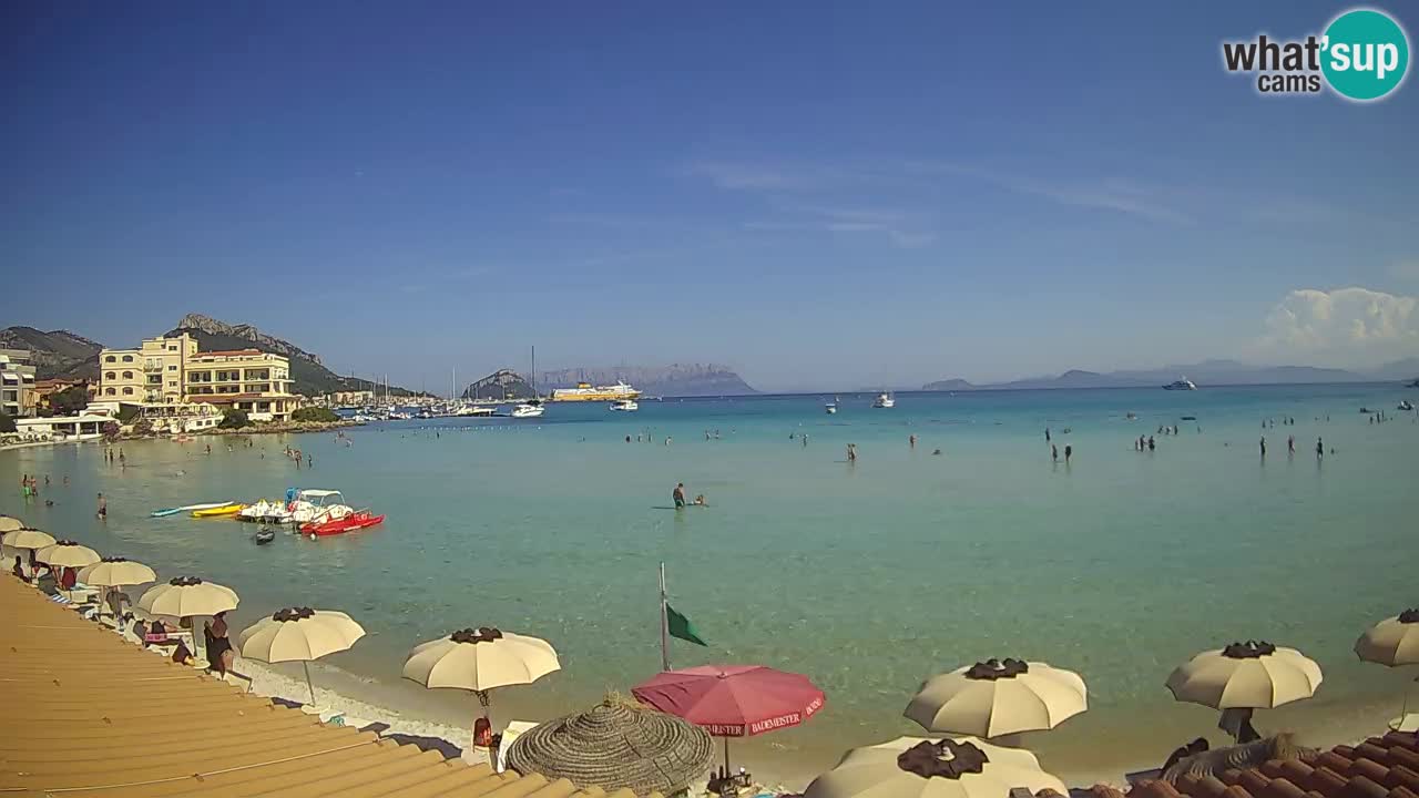 Webcam Terza Spiaggia Golfo Aranci – Vista en directo de la playa