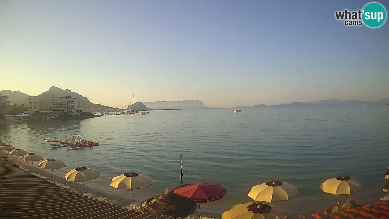 Webcam Terza Spiaggia Golfo Aranci – Vue en direct de la plage