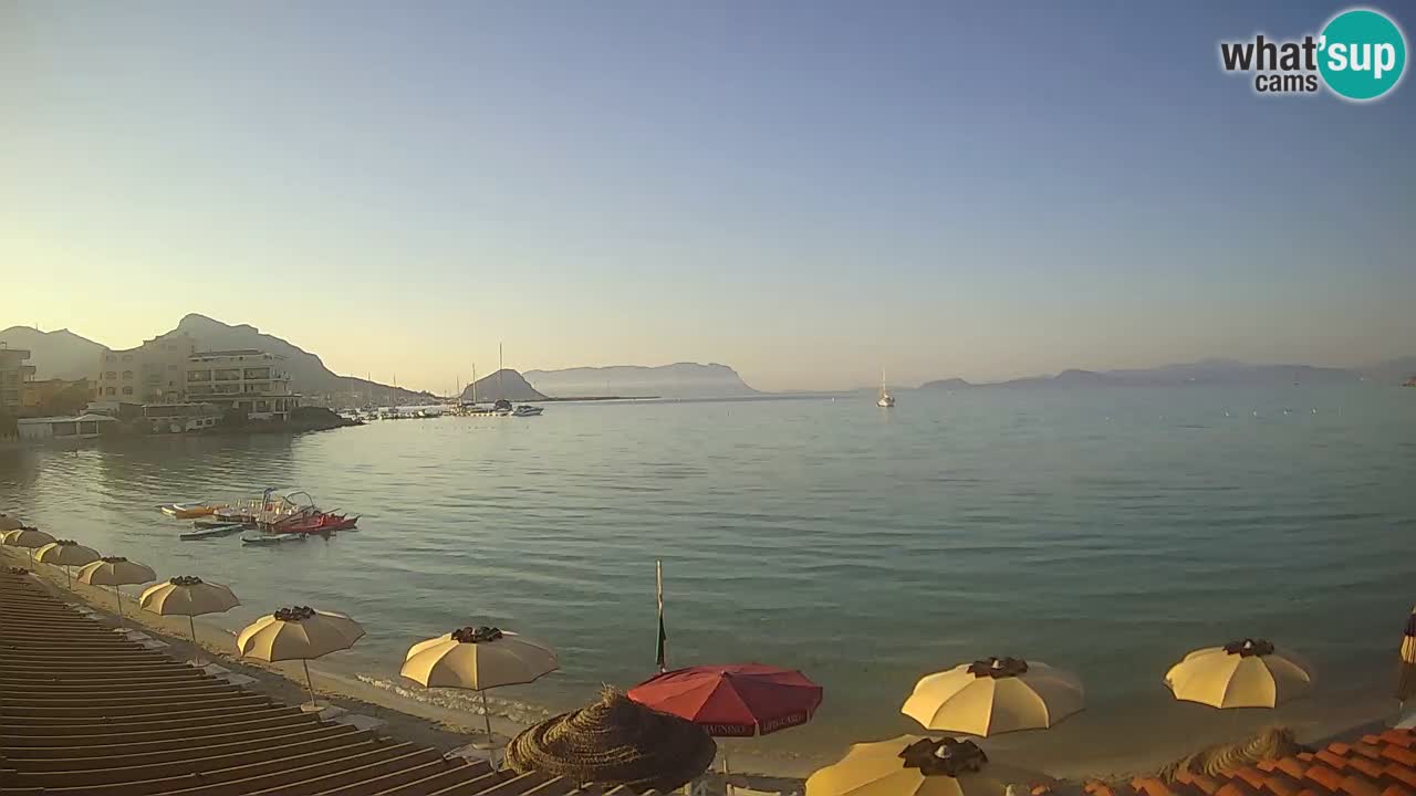 Webcam Terza Spiaggia Golfo Aranci – Liveblick auf den Strand