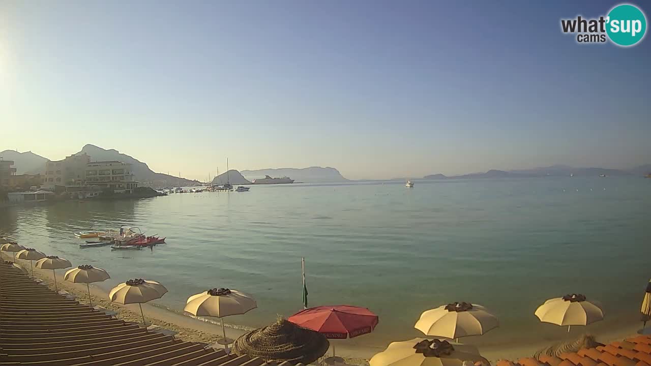 Webcam Terza Spiaggia Golfo Aranci – Liveblick auf den Strand
