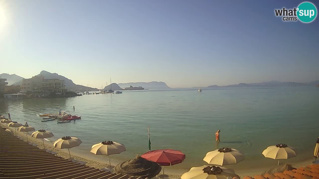 Web kamera Terza Spiaggia Golfo Aranci – Pogled uživo na plažu