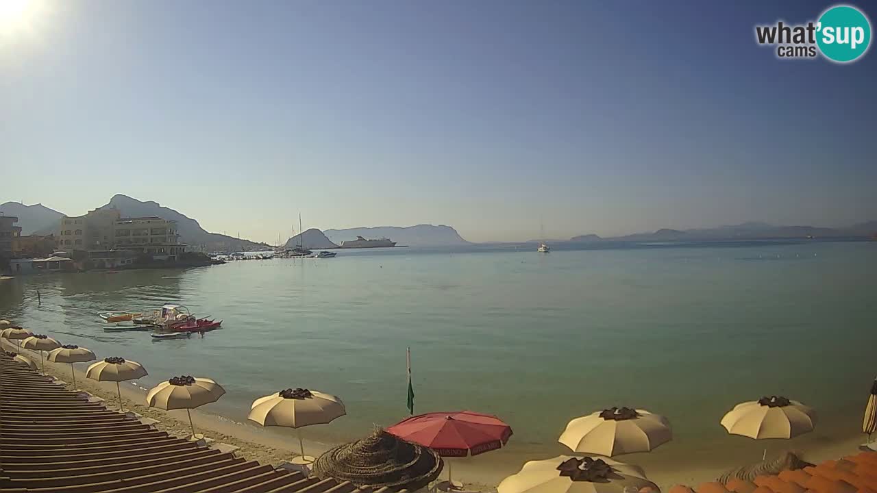 Webcam Terza Spiaggia Golfo Aranci – Vista en directo de la playa