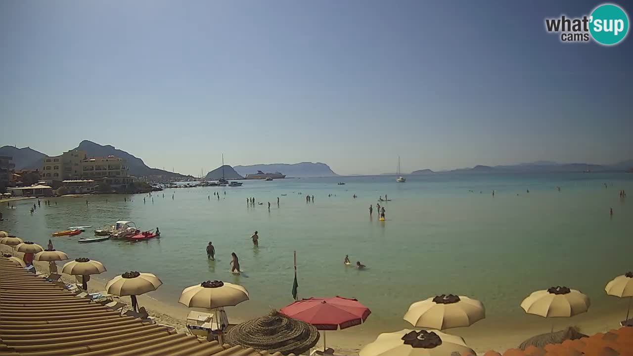 Webcam Terza Spiaggia Golfo Aranci – Vista en directo de la playa