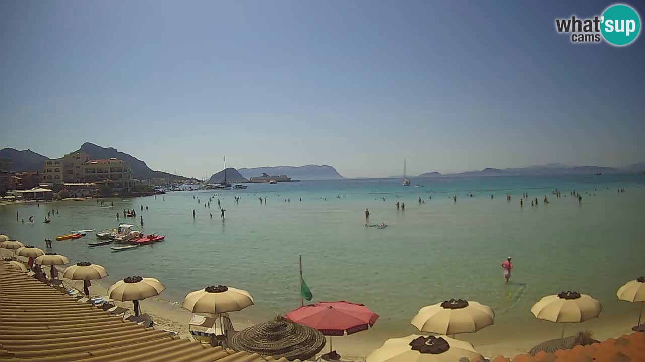 Web kamera Terza Spiaggia Golfo Aranci – Pogled uživo na plažu