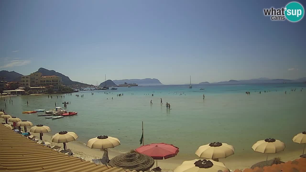 Webcam Terza Spiaggia Golfo Aranci – Vista en directo de la playa