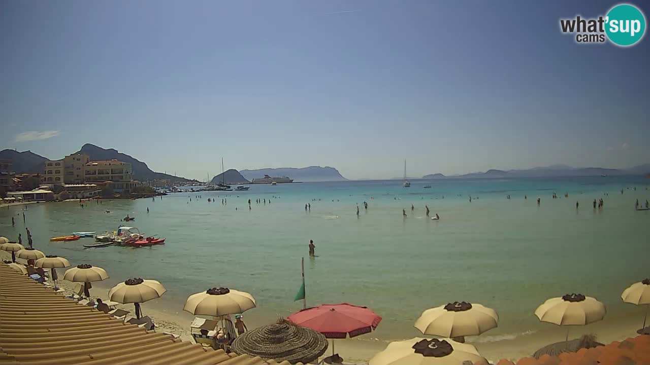 Webcam Terza Spiaggia Golfo Aranci – Vista en directo de la playa