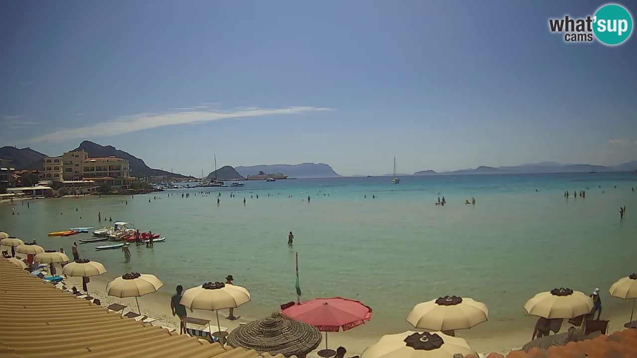 Webcam Terza Spiaggia Golfo Aranci – Liveblick auf den Strand