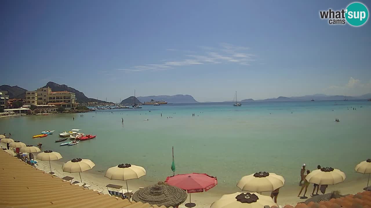 Webcam Terza Spiaggia Golfo Aranci – Vista mare in diretta