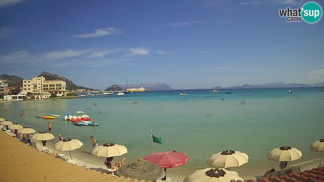 Webcam Terza Spiaggia Golfo Aranci – Liveblick auf den Strand
