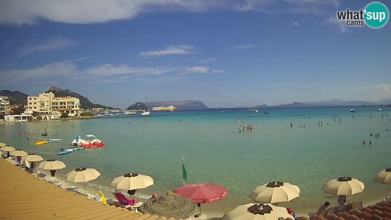 Webcam Terza Spiaggia Golfo Aranci – Liveblick auf den Strand