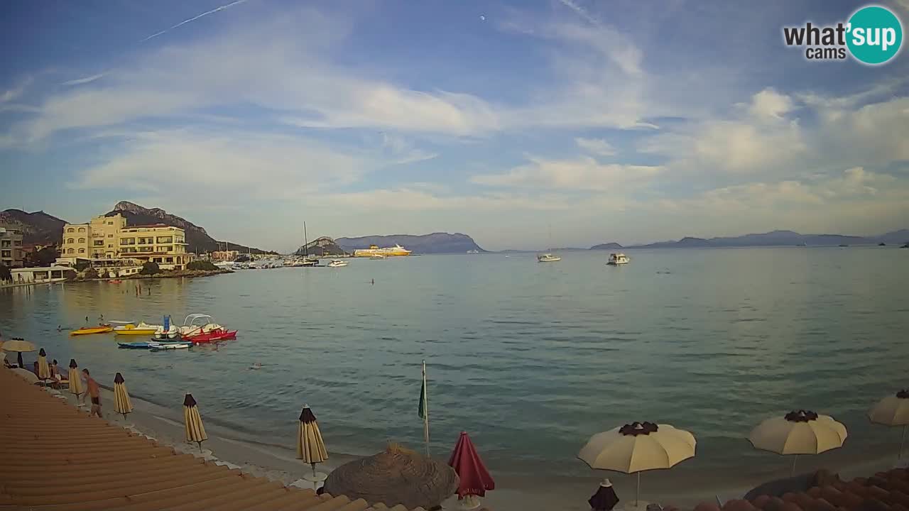 Webcam Terza Spiaggia Golfo Aranci – Liveblick auf den Strand