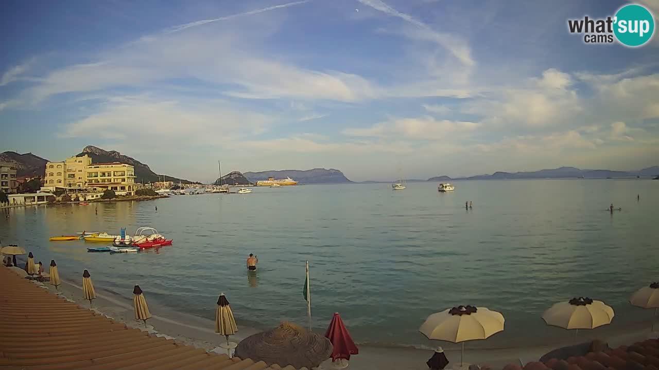 Webcam Terza Spiaggia Golfo Aranci – Vista mare in diretta