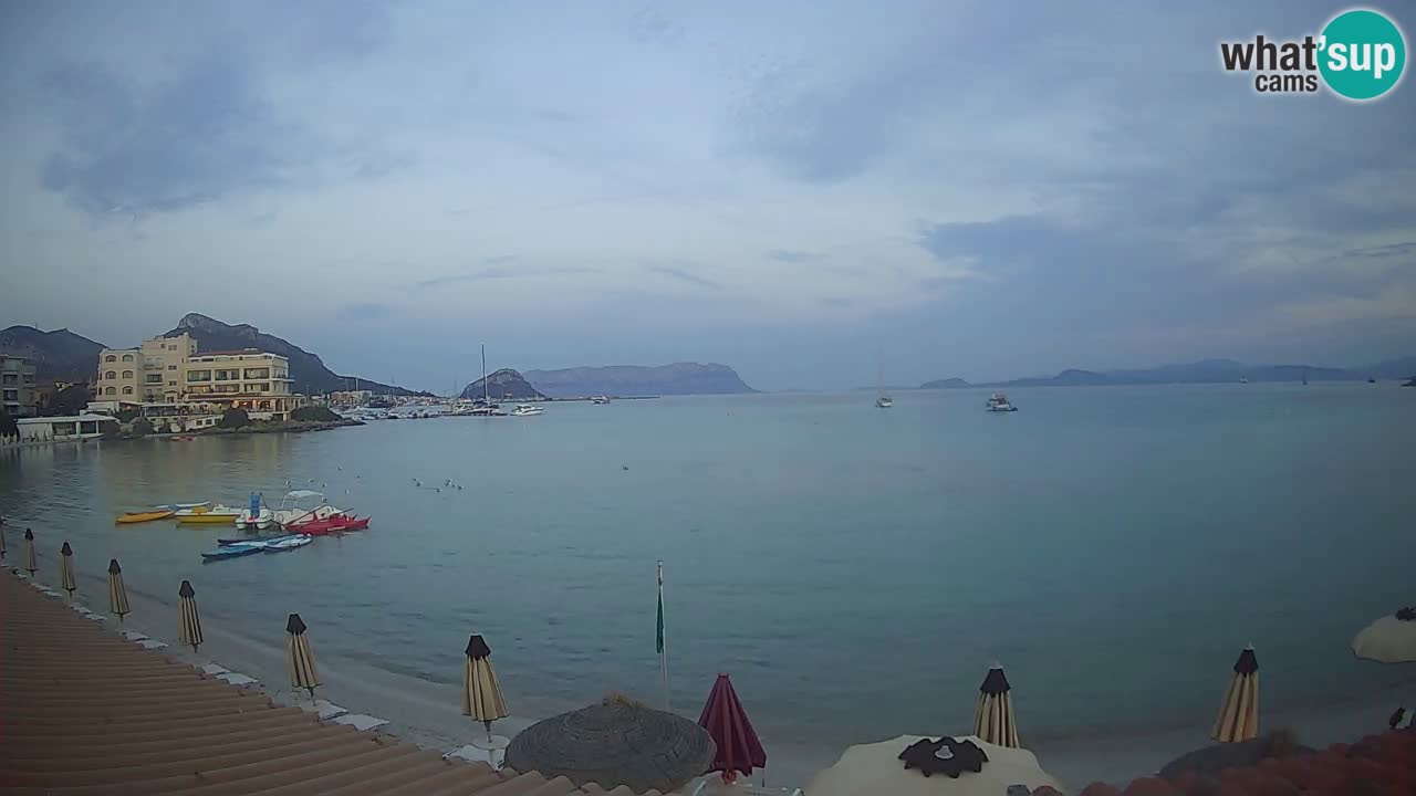 Webcam Terza Spiaggia Golfo Aranci – Vue en direct de la plage