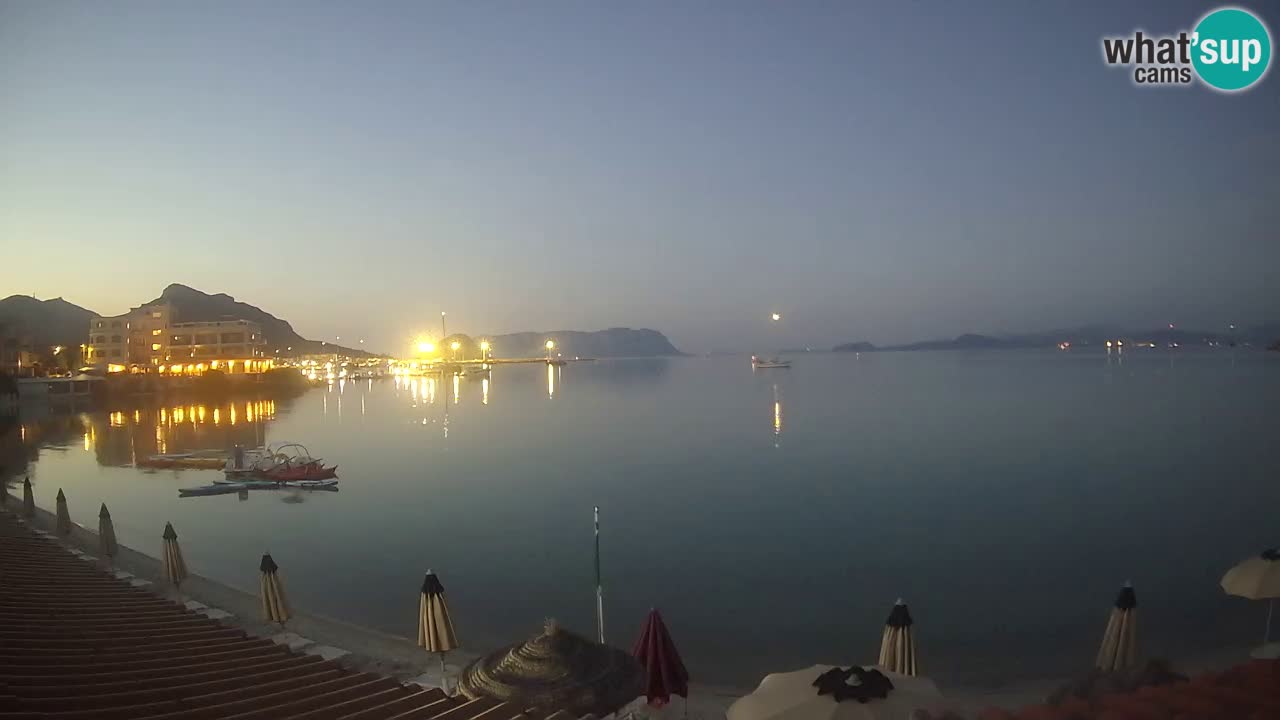Webcam Terza Spiaggia Golfo Aranci – Vue en direct de la plage