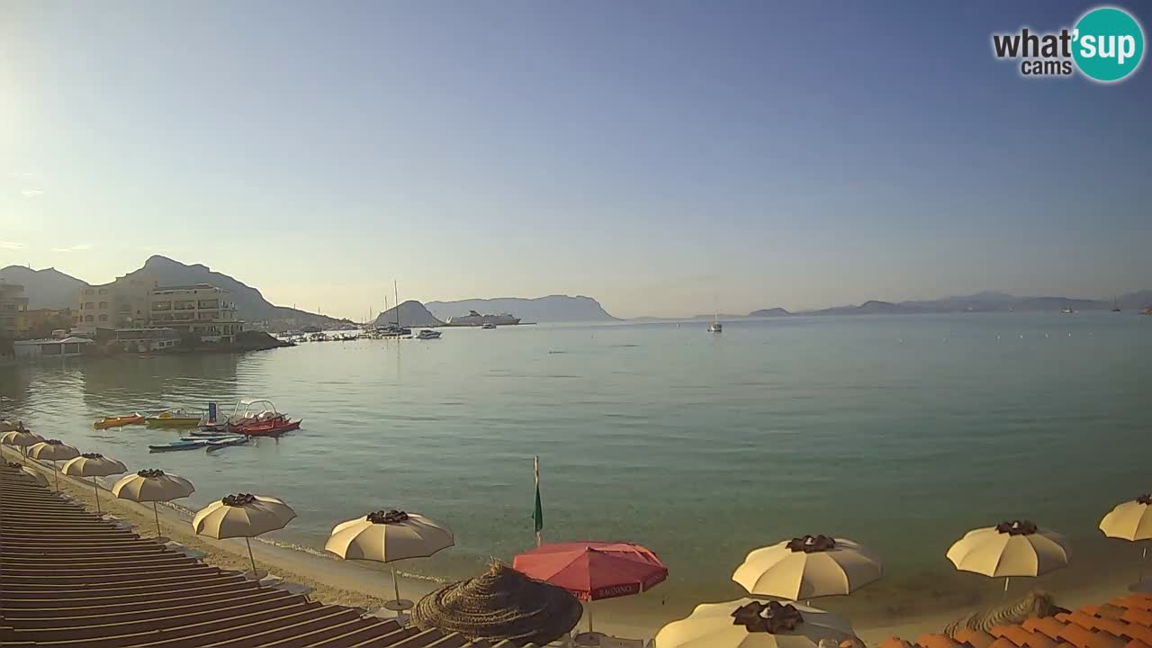 Webcam Terza Spiaggia Golfo Aranci – Liveblick auf den Strand