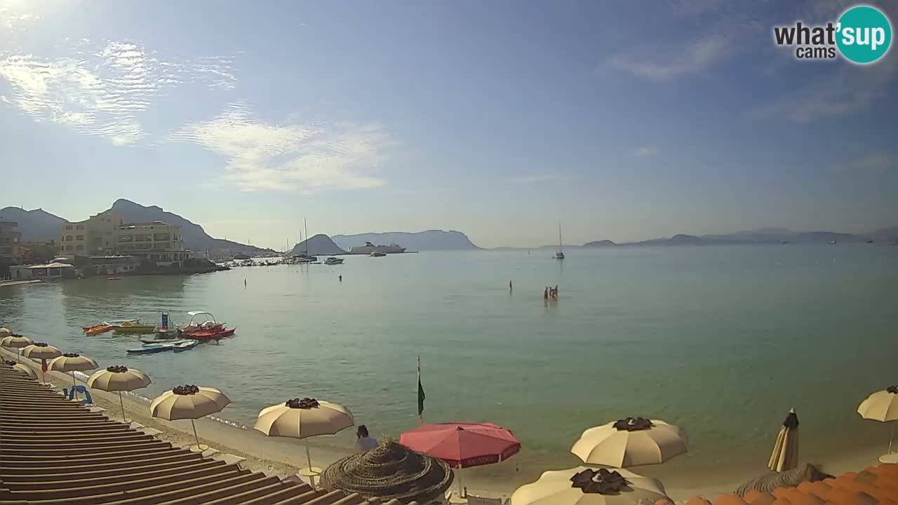 Webcam Terza Spiaggia Golfo Aranci – Liveblick auf den Strand