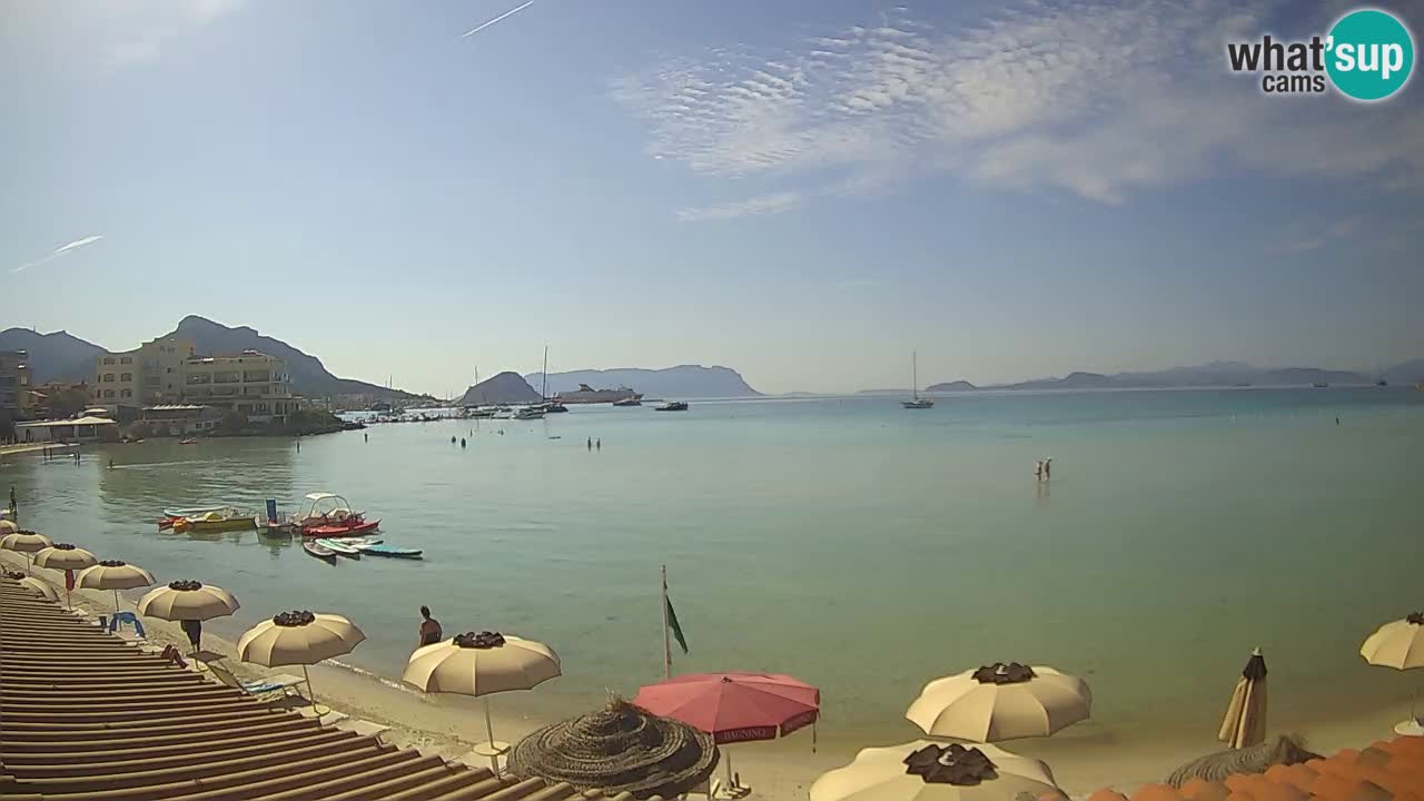 Web kamera Terza Spiaggia Golfo Aranci – Pogled uživo na plažu