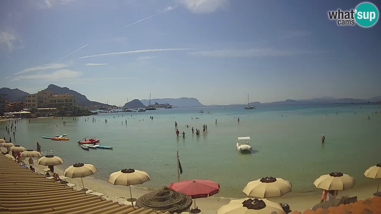 Webcam Terza Spiaggia Golfo Aranci – Vue en direct de la plage