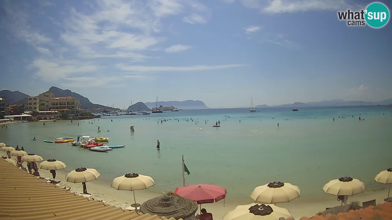 Webcam Terza Spiaggia Golfo Aranci – Liveblick auf den Strand