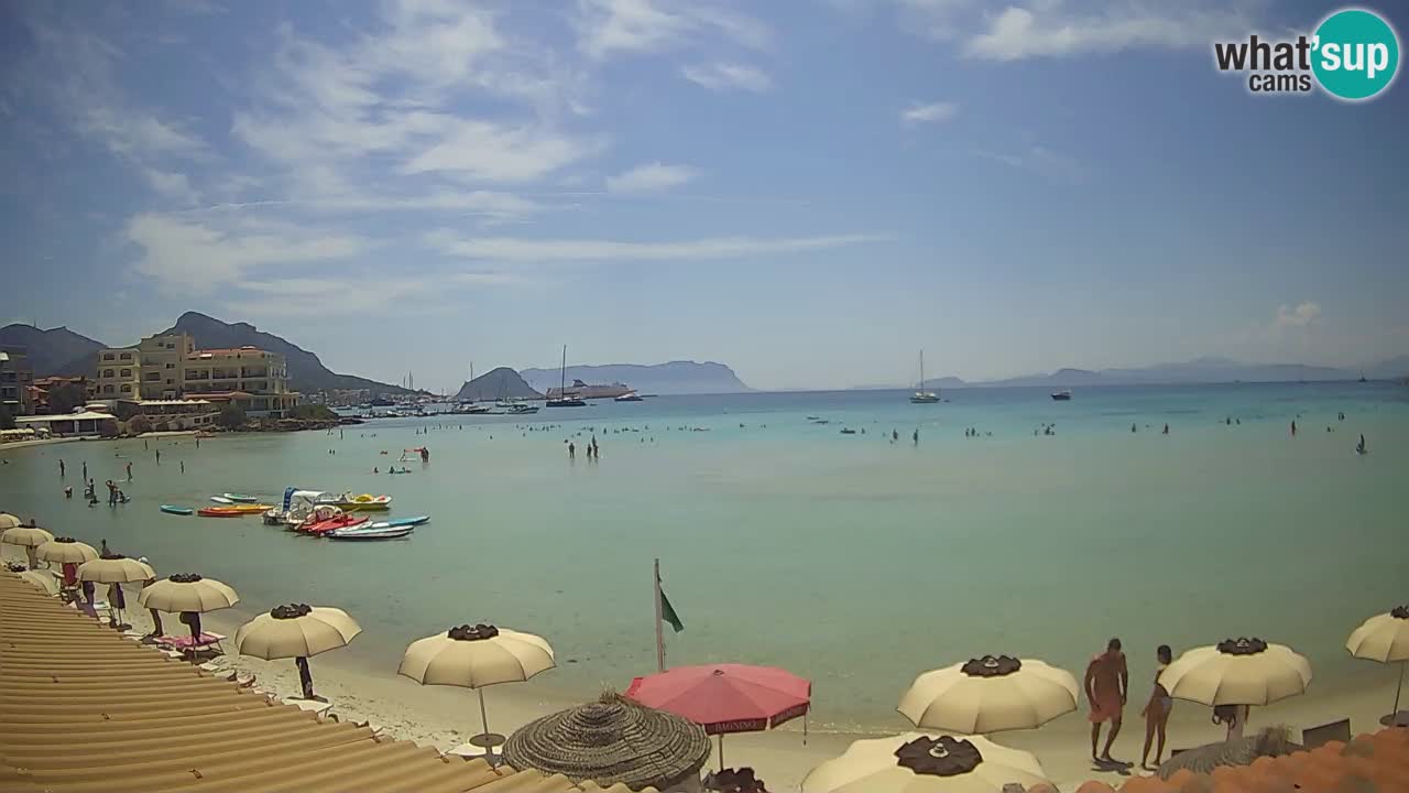 Webcam Terza Spiaggia Golfo Aranci – Liveblick auf den Strand
