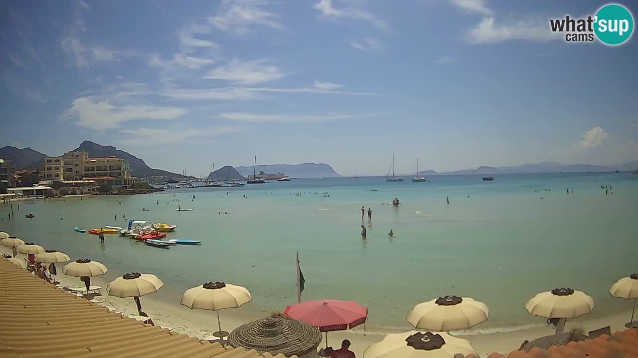 Webcam Terza Spiaggia Golfo Aranci – Vue en direct de la plage
