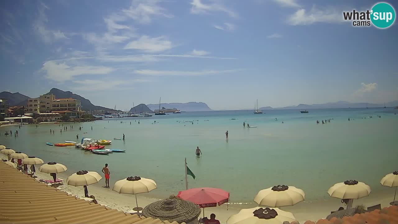 Webcam Terza Spiaggia Golfo Aranci – Vue en direct de la plage