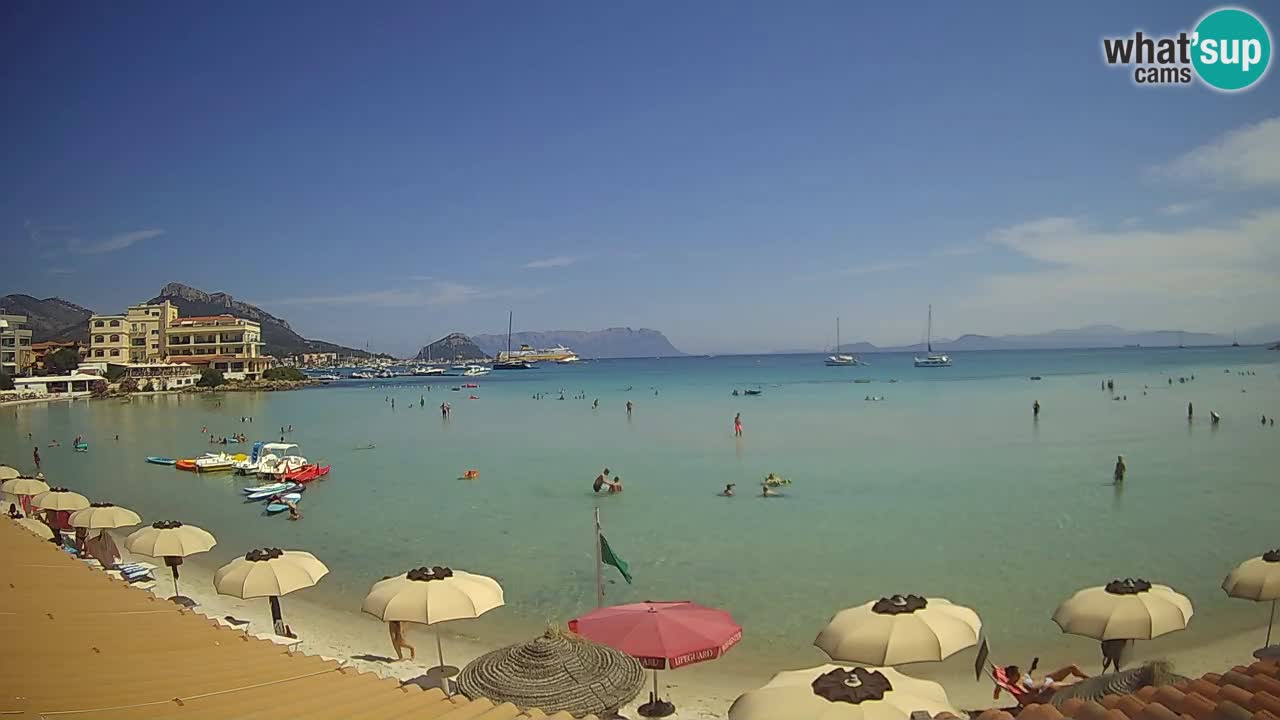 Webcam Terza Spiaggia Golfo Aranci – Vue en direct de la plage