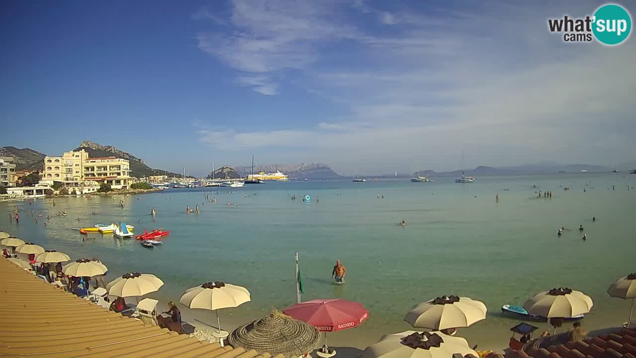 Webcam Terza Spiaggia Golfo Aranci – Vue en direct de la plage