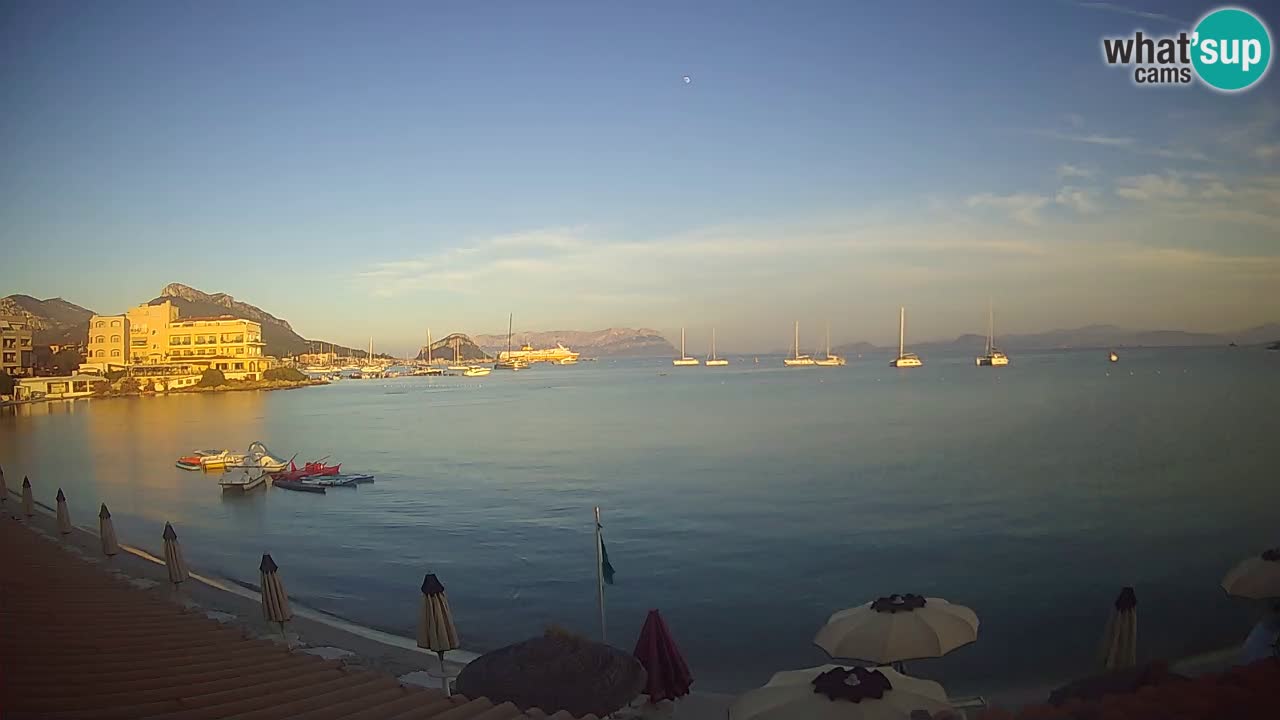 Webcam Terza Spiaggia Golfo Aranci – Vue en direct de la plage