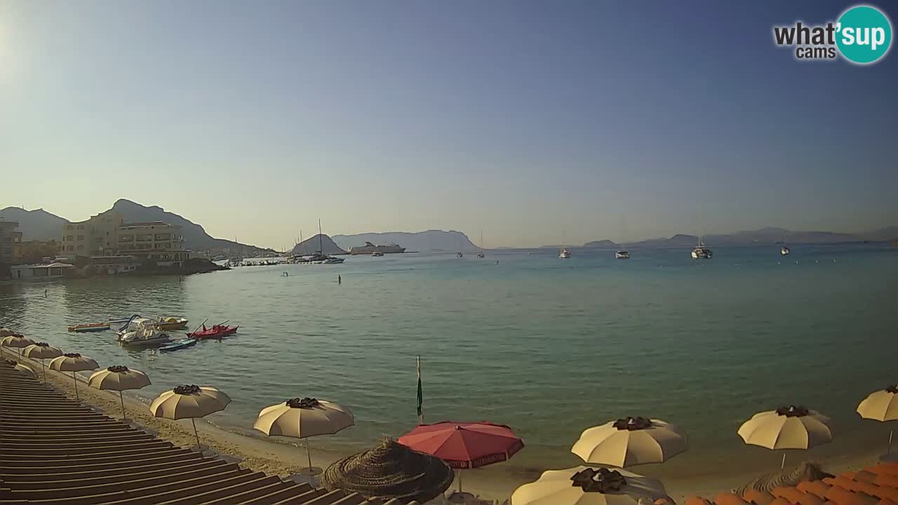 Webcam Terza Spiaggia Golfo Aranci – Vista en directo de la playa