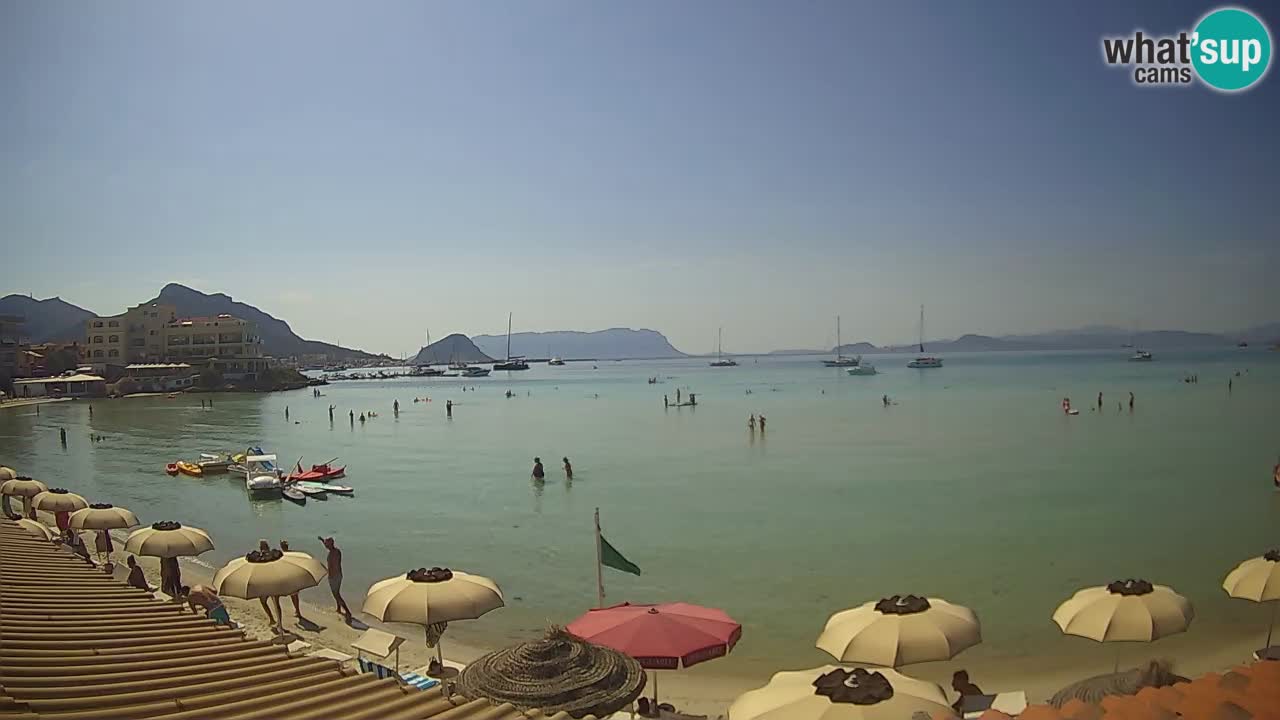 Webcam Terza Spiaggia Golfo Aranci – Liveblick auf den Strand